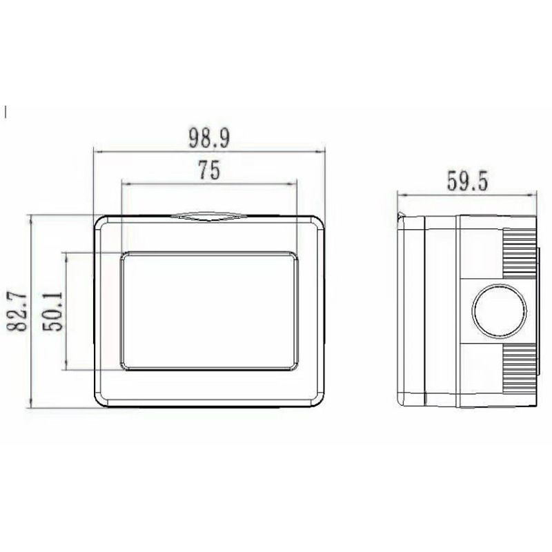 13A værbestandig bryterkontakt HK4113-WP