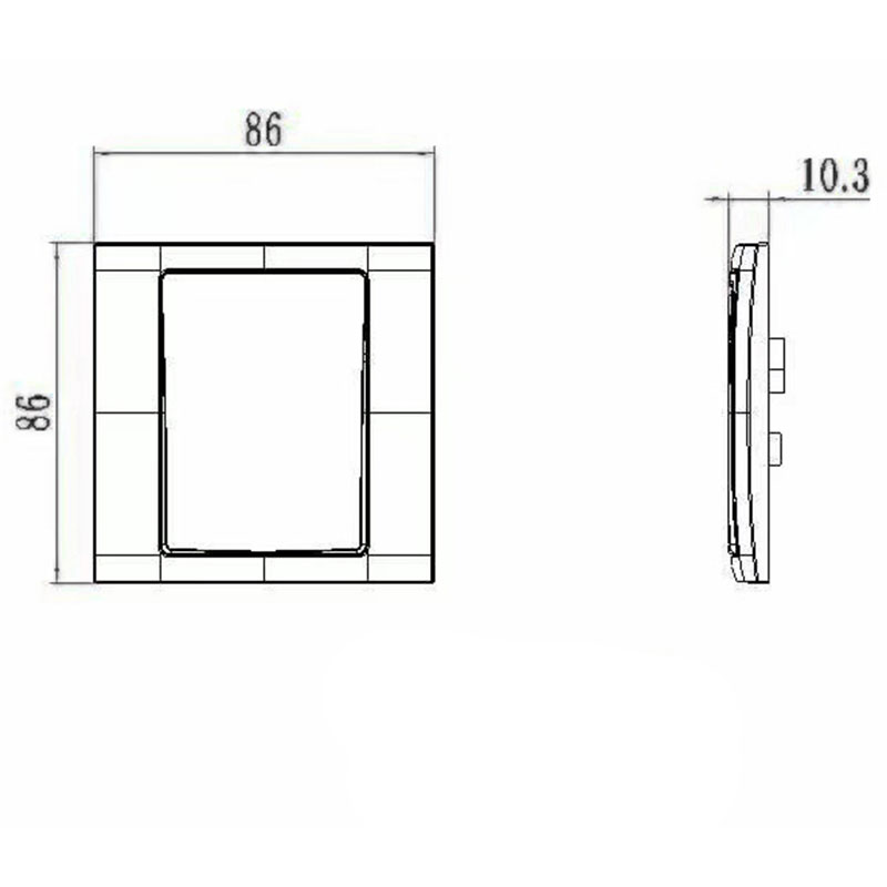 1 gangs telefonuttak med 1 gangs satellittuttak HK6879S